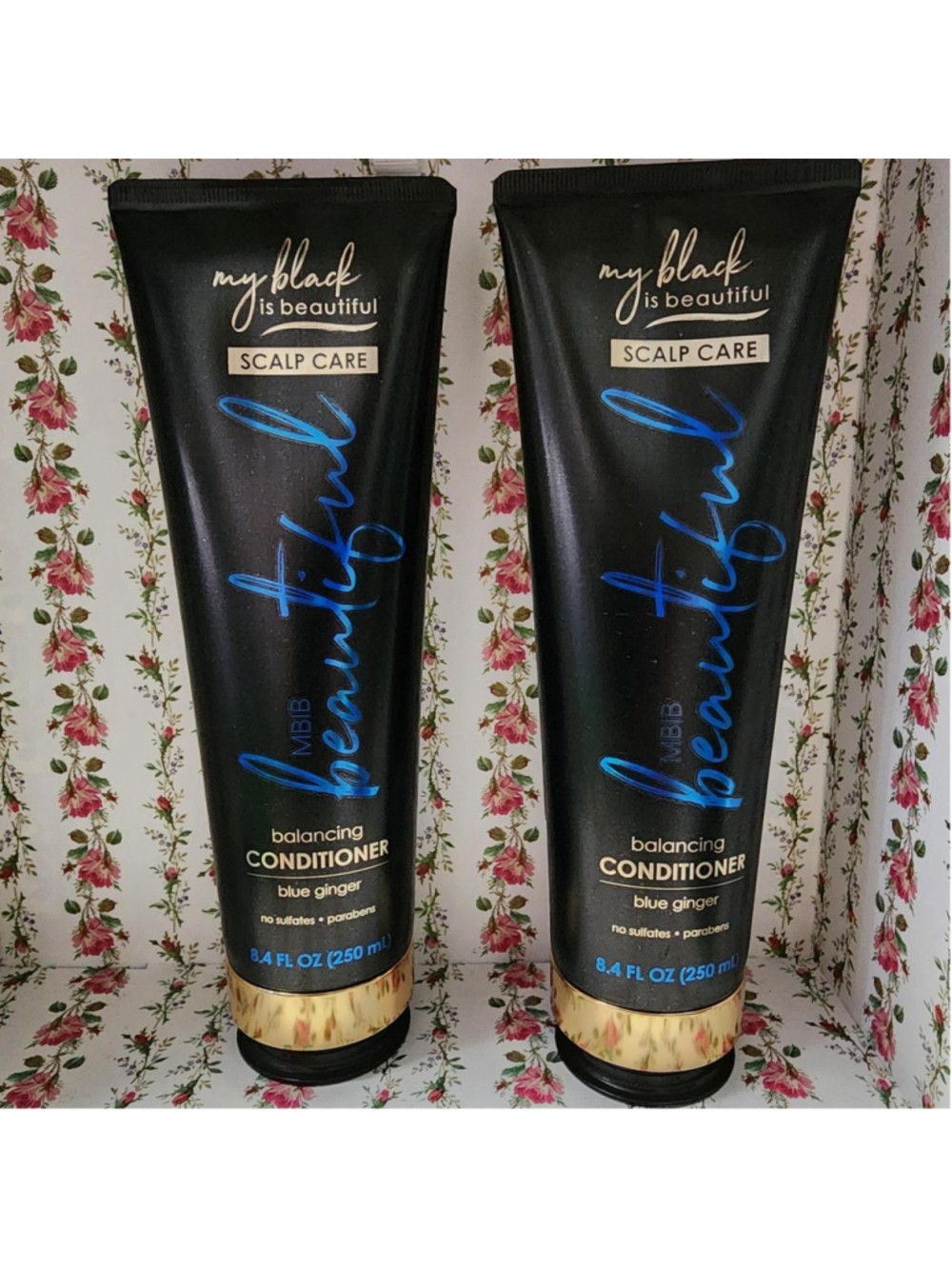 2X My Black is Beautiful Blue Ginger Balancing Conditioner 250ml #blackisbeautif